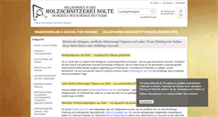 Desktop Screenshot of holzschnitzerei-nolte.de